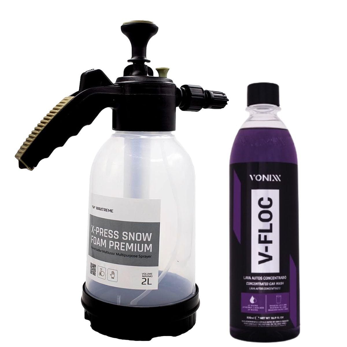 Pulverizador 3 em 1 Snow Foam Gerador De Espuma Waxtreme + Shampoo